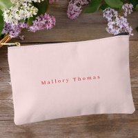 Elegant Blush Pink Modern Minimalist 