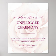 Elegant Blush Pink Rose Watercolor Floral Wedding