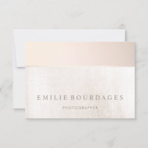 Elegant Blush Pink White Marble Thank You