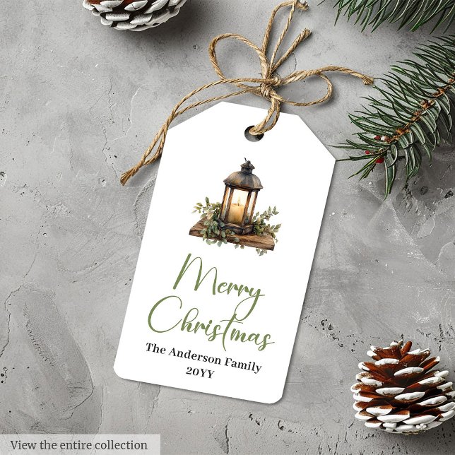 Elegant Bohemian Minimalist Earthy Holiday Tag (Elegant Bohemian Minimalist Earthy Holiday Tag)