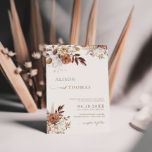 Elegant Bohemian Terracotta Wedding