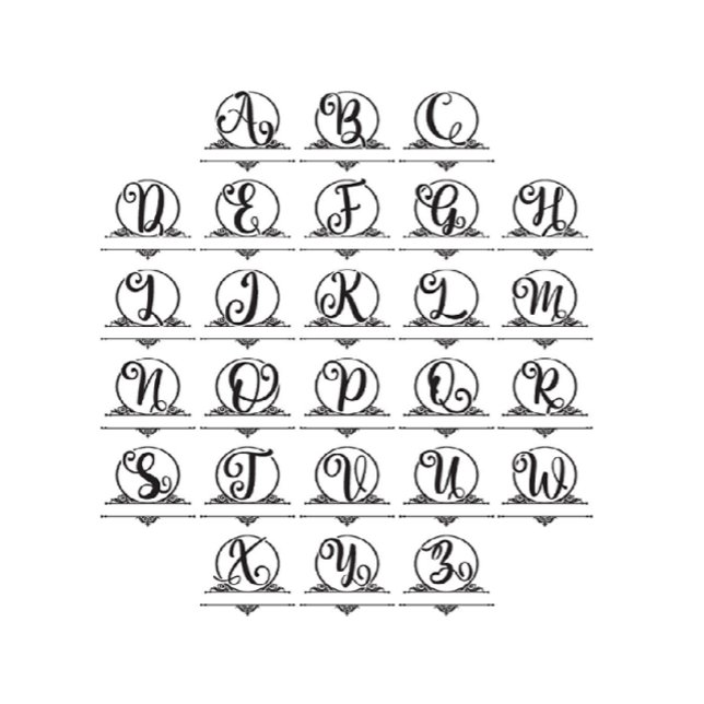 Elegant Boho Botanical Custom Monogram Wedding  Guest Book (All 26 Letters Available!  Click "personalize" to access!)