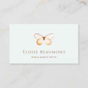Elegant Boho Butterfly Nature Business Card