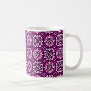 Elegant Boho Chic Floral Pattern Coffee Mug