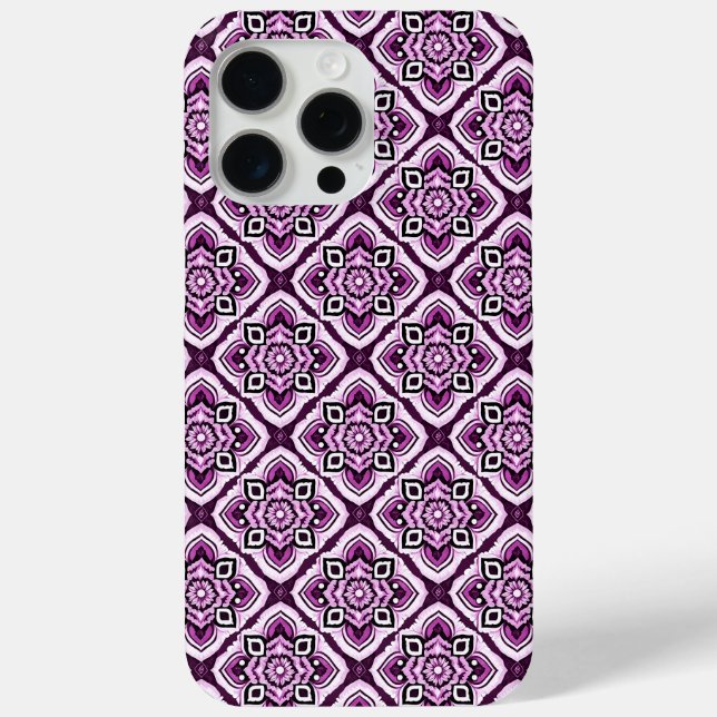 Elegant Boho Chic Mandala Floral Pattern Case-Mate iPhone Case (Back)