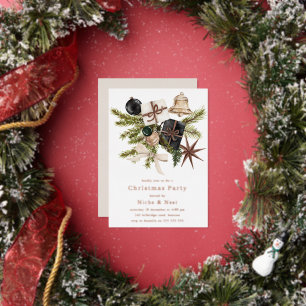 Elegant Boho Christmas Corporate Party Rose Gold