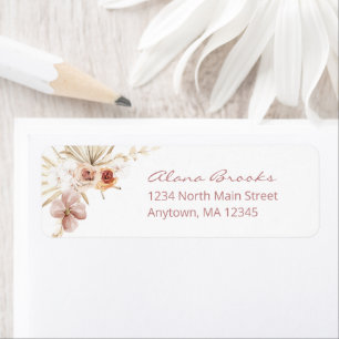 Elegant Boho Floral Graduation