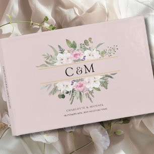 Elegant Boho Floral  Guest Book