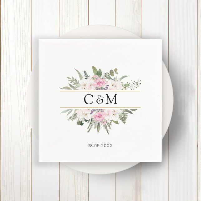 Elegant Boho Floral   Napkin (Creator Uploaded)