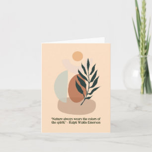 Elegant Boho Floral Watercolor Special Occasion Card