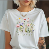 Elegant Boho Floral Wildflower