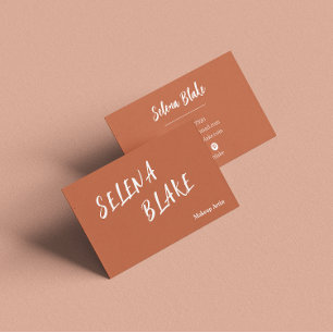 Elegant Boho Minimalist – Trendy Chic Aesthetic  Business Card