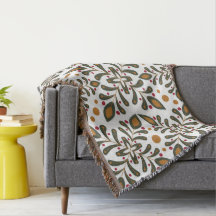 Elegant Boho Throw Blanket