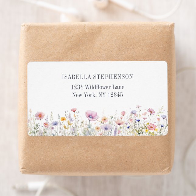 Elegant Boho Watercolor Wildflower Floral  (Insitu)