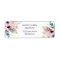 Elegant Boho Wedding Collection address adhesive