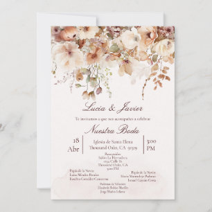 Elegant Boho Wedding invitation