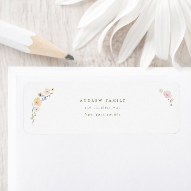 Elegant Boho Wildflowers Wedding  (Insitu)