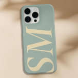 Elegant Bold Initial Monogram iPhone 16 Pro Max Case<br><div class="desc">Elegant Bold Initial Monogram Phone Case. Create your own personalised iPhone Case with custom initial name.</div>