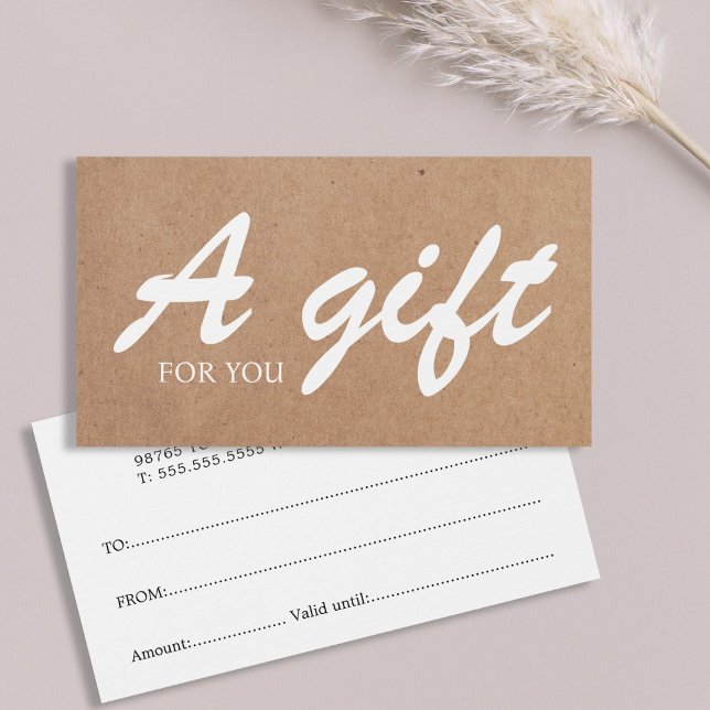 Elegant Bold Printed Kraft White Beauty (Creator Uploaded)