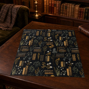 Elegant Book Design - Dark Academia - Vintage Book Jigsaw Puzzle
