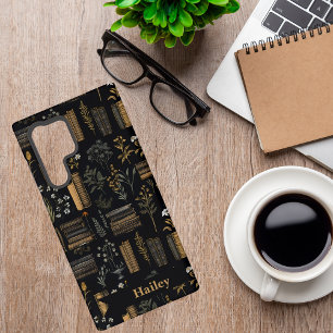 Elegant Book Design - Dark Academia - Vintage Book Samsung Galaxy Case
