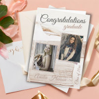 Elegant Books Graduate Photo Collage Graduation