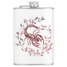 Elegant Boss Girl Scorpio Flask
