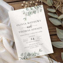 Elegant Botancial Greenery Wedding