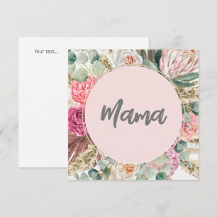 Elegant Botanical Beautiful floral for mama
