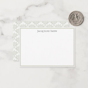 Elegant Botanical Custom Gift Enclosure Card
