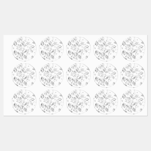 Elegant Botanical File Folder Set (Sheet)