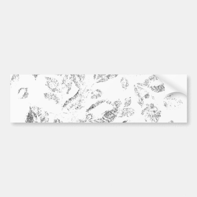 Elegant Botanical File Folder Set Bumper Sticker (Front)