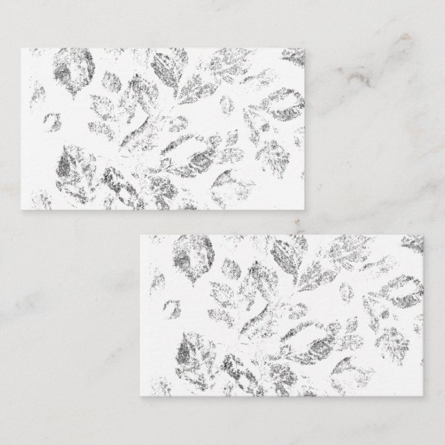 Elegant Botanical File Folder Set Business Card (Front/Back)