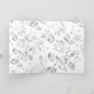 Elegant Botanical File Folder Set Foil Holiday Card