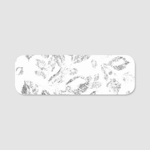 Elegant Botanical File Folder Set Name Tag