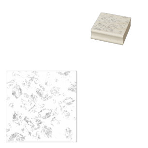 Elegant Botanical File Folder Set Rubber Stamp