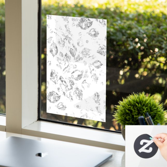 Elegant Botanical File Folder Set Window Cling (Office)