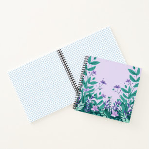Elegant Botanical Floral Design Notebook (