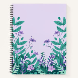 Elegant Botanical Floral Design Notebook (