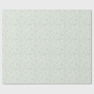 Elegant Botanical Floral Pattern – Minimal Nature Wrapping Paper
