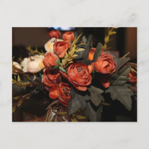 Elegant Botanical Flower Postcard