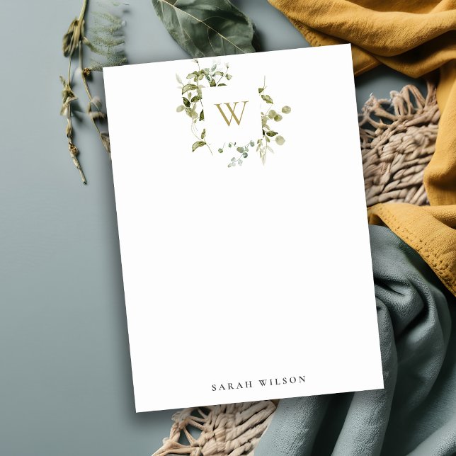 Elegant Botanical Leafy Foliage Watercolor Wedding Card (Creator Uploaded)