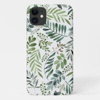 Elegant Botanical Leaves Watercolor