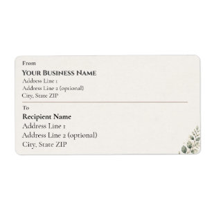 Elegant Botanical Minimalist Small Business