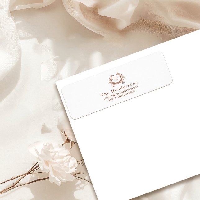 Elegant Botanical Monogram Crest  (Creator Uploaded)