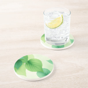 Elegant Botanical Nature inspired design Coaster
