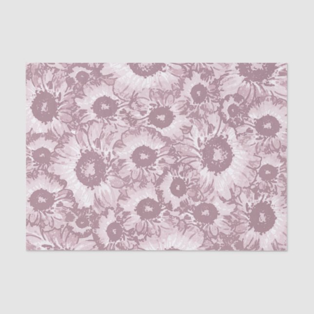 Elegant Botanical Pattern Tissue Paper (Front)