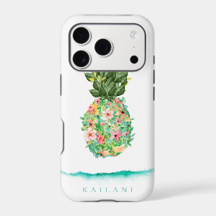 Elegant Botanical Pineapple