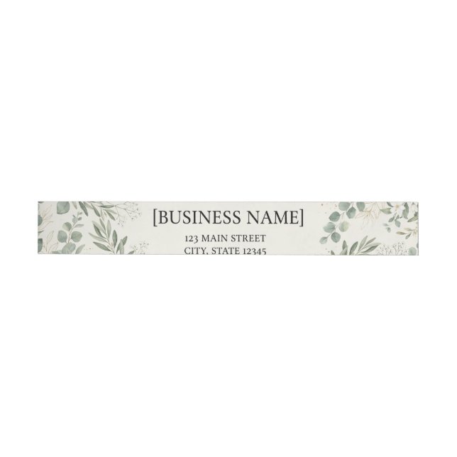Elegant Botanical Return Address Labels | Personal (Individual)