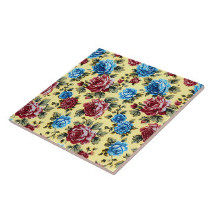 Elegant Botanical Unique Chic Cottagecore Tile